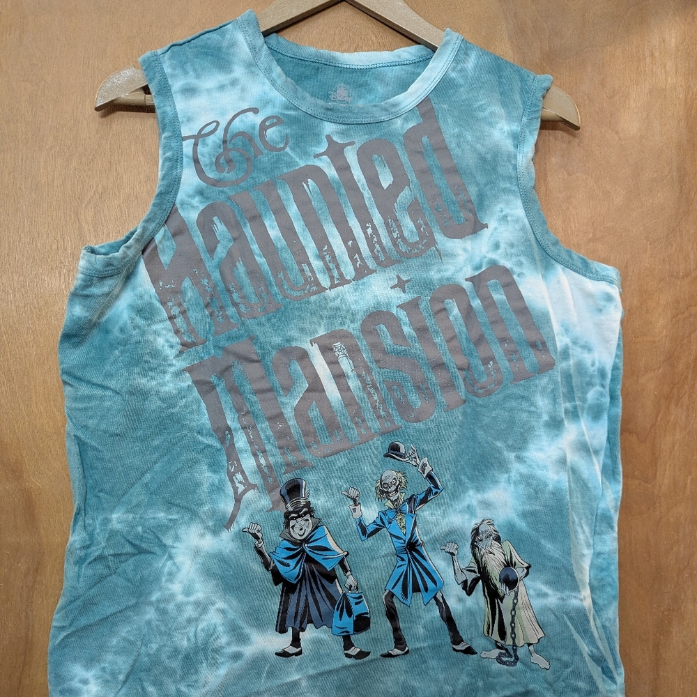 The Haunted Mansion Tie-Dye Sleeveless Tee Size Medium